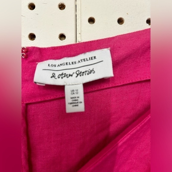 Los Angeles Atelier Hot Pink Midi Dress - Picture 5 of 5